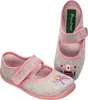 Fischer Kinder Hausschuh Mädchen Klett Ballerina mit süßer Produktbild-Vorschau 6