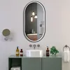 Specchio Led Rea Ovl 50X100cm Black Anteprima dell’immagine prodotto 3
