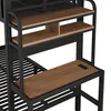 Flieks Etagenbett 90x200cm mit Schreibtisch und Ablagen, Produktbild-Vorschau 9