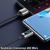 Usams Geflochtenes Kabel U78 Usb-C 1,2 M Led 6 A Produktbild-Vorschau 6