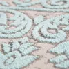 Wohnzimmerteppich mit Ornamenten Teppich Vintage in Türkis Produktbild-Vorschau 4
