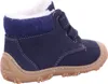 A single blue winter boot with white fur lining is shown against a white background. Produktbild-Vorschau