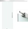 HOMCOM Glasschiebetür Schiebetür Tür Zimmertür mit Produktbild-Vorschau 1