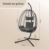 EUGAD Hängesessell mit Gestell Outdoor und Indoor, 150 kg Produktbild-Vorschau 6