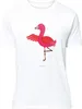 Mr. & Mrs. Panda S T-Shirt Flamingo Yoga - Weiß - Geschenk, Produktbild-Vorschau 1