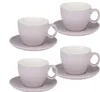 Cappuccino-Tassen Set 8 tlg., Keramik Tasse mit Untertasse, Produktbild-Vorschau 3