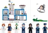 A collage of a toy police station building, accessories, and minifigures. Náhľad obrázku produktu