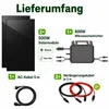 GreenSun Solar 1000W Balkonkraftwerk BIFAZIAL FULLBLACK Produktbild-Vorschau 2