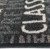 Küchenläufer grau mit Gelrücken und Schriftzug in beige und Produktbild-Vorschau 4