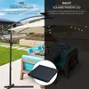 Jopassy 3.5m Sonnenschirm UV40+ Camping Pendelschirm Produktbild-Vorschau 6