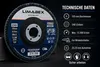 Fächerscheiben 125 mm Metall Stahl Edelstahl Z40 Produktbild-Vorschau 6