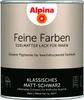 Alpina Feine Farben Lack Klassisches Matt-Schwarz 750 ml Produktbild-Vorschau 1