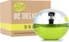 A bottle of DKNY Be Delicious perfume and its packaging are shown against a white background. Produktbild-Vorschau