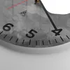 Wanduhr - Rund - Glasuhr - Abstraktion Form Figur - 30x30cm Produktbild-Vorschau 5