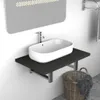 vidaXL Meble łazienkowe szare 60x40x16,3 cm Podgląd zdjęcia produktu 2