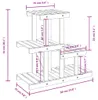 vidaXL Blumenständer 58x25x51 cm Massivholz Tanne Produktbild-Vorschau 8