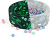 COSTWAY Bällebad für Baby mit 200 Bällen, Bällepool 86x30cm Produktbild-Vorschau 1