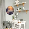 Design Stahlmagnettafel Schwarz Rund 47cm Bank Am See Produktbild-Vorschau 2