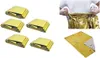 Notfall-Rettungsdecke – 160x210 cm Gold/Silber – Wärmefolie Produktbild-Vorschau 2