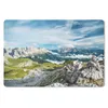 MuchoWow® Mauspad Mousepad Alpen - Felsen - Gras 27x18 cm - Produktbild-Vorschau 1