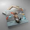 Bild auf Leinwand - Leinwandbild - Katze spaß origami - Produktbild-Vorschau 2