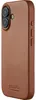 Mujjo Full Leather Case MagSafe Hülle für iPhone 17 Braun Produktbild-Vorschau 2