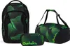 Satch, Schulrucksack-Set MATCH PLUS Seismic Green 3-teilig, Produktbild-Vorschau 1