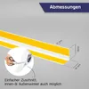 HOLZBRINK Weichsockelleiste selbstklebend PVC 18x18mm, 50 m Produktbild-Vorschau 2