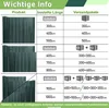 Jopassy 180x500cm privacy screen mat PVC bamboo privacy Anteprima dell’immagine prodotto 7