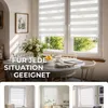 Doppelrollo Fenster ohne Bohren Zevra 60x160cm weiß Produktbild-Vorschau 4