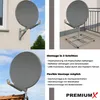 PremiumX DELUXE100 Satellitenantenne 100 cm Aluminium Produktbild-Vorschau 4