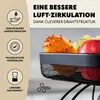 eluno 2-stöckige Obstetagere mit Bananenhalter, Brotkorb, Produktbild-Vorschau 5