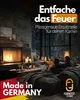 A cozy living room scene with a fireplace and two people relaxing. Produktbild-Vorschau