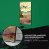 Wandbild Leinwand Bilder Wanduhr Kunstdruck 30x60 Gemälde Produktbild-Vorschau 5