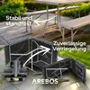Set tenda da birra AREBOS 3 pezzi | tavolo + 2 panche, Anteprima dell’immagine prodotto 5