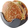 Support pour hamburger, en silicone - Noir Voir les images du produit 1