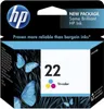 The image shows the packaging of an HP 22 Tri-color ink cartridge. Anteprima dell’immagine prodotto