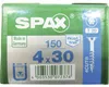 Set di 150 viti SPAX in acciaio inox testa svasata torx, Anteprima dell’immagine prodotto 7