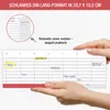 Roter Tischkalender Wochenplaner undatiert – 53 Blatt für 1 Produktbild-Vorschau 3