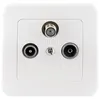 Schwaiger RDS908531 Schwaiger Multimedia Durchgangsdose 8 Anteprima dell’immagine prodotto 2