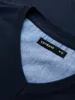 Ombre  Eleganter Herrenpullover mit V-Ausschnitt dunkelblau Produktbild-Vorschau 6