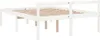 vidaXL Lit en bois massif blanc 120x190 cm Voir les images du produit 5
