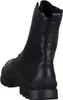 A black leather boot shown from a rear-diagonal angle against a white background. Produktbild-Vorschau