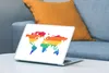MuchoWow® Laptop Aufkleber Sticker Cover Weltkarte - Produktbild-Vorschau 4