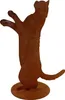 Edelrost Katze "Feline" | auf Bodenplatte | Metall Wohn- Produktbild-Vorschau 1