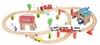 Holzeisenbahn Eisenbahn Kinder Zug Spielzeug 89 Teile mit Produktbild-Vorschau 3