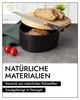 CONTINENTA Brot-Topf aus matt schwarzer Keramik mit Produktbild-Vorschau 12