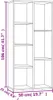 vidaXL Knihovna Sonoma Dub 50x25x106 cm výrobek ze dřeva Náhled obrázku produktu 7