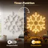 SALCAR LED-sneeuwvlok decoratie, 40 cm, 300 LED's, binnen- Productafbeelding-voorbeeld 2