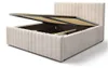 Polsterbett Batina Doppelbett Chenille-Gewebe beige Produktbild-Vorschau 2